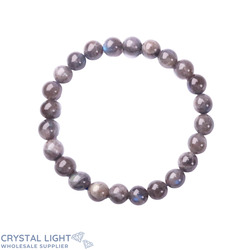 8mm Round Bead Bracelets: Labradorite Bracelet 8mm