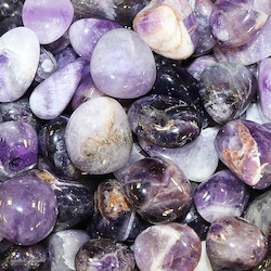 Tumbles by Weight: Chevron Amethyst Tumble