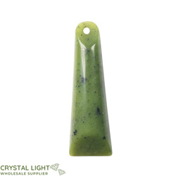 BC Jade Pendants: Nephrite Jade Short Pendant