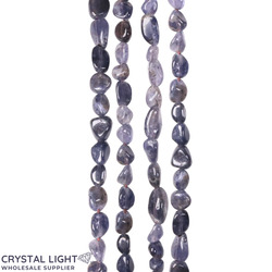 Tumble Beads: Iolite Tumble Beads