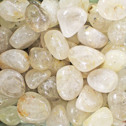 Tumbles by Weight: Golden Rutilated Quartz Tumble