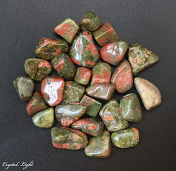 Tumbles by Weight: Unakite Tumble 20-25mm