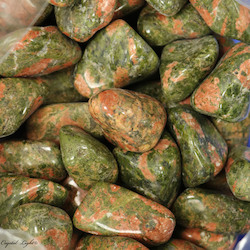 Tumbles by Weight: Unakite Tumble 40-50mm/250g