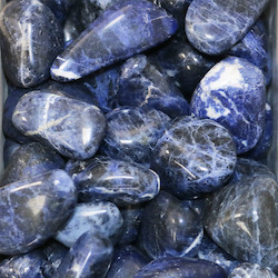 Tumbles by Weight: Sodalite Tumble 40-50mm/250g