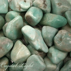 Tumbles by Weight: Amazonite Tumble 30-50mm/ 250g