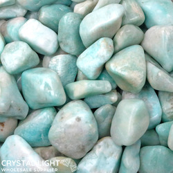 Tumbles by Weight: Amazonite Tumble 25-40mm /250g