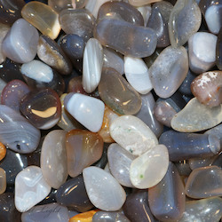 Tumbles by Weight: Agate Brazil Tumble 15-25mm