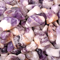 Tumbles by Weight: Chevron Amethyst Tumble 20-30mm