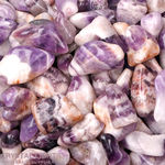 Chevron Amethyst Tumble 20-30mm