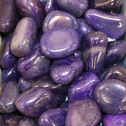 Tumbles by Weight: Purple Dyed Agate tumble 40-50mm/250g