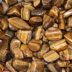 Tumbles by Weight: Tigers Eye Tumble 20-30mm