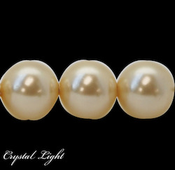 Swarovski Pearls: Light Gold Pearl - 6mm