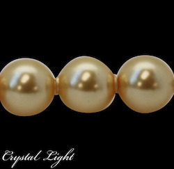 Swarovski Pearls: Gold Pearl - 4mm