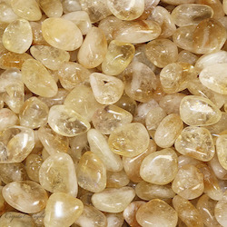 Tumbles by Weight: Citrine Brazil Tumble 20-30mm
