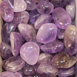 Tumbles by Weight: Amethyst Tumble 40-50mm/250g