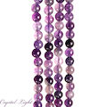 Purple Fluorite 8mm Beads