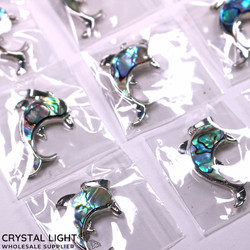 Paua Pendants: Paua Dolphin Pendant