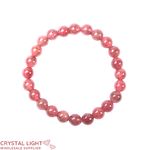 Strawberry Quartz Bracelet 8mm