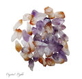 Amethyst and Citrine Point Lot