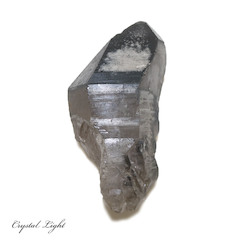 Natural Points: Chlorite Included Smokey Quartz Point