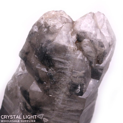 Natural Points: Smokey Quartz DT Point with Chlorite