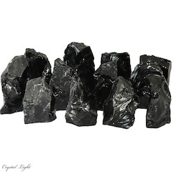 Rough Cut Bases: Black Obsidian Cut Base 1.7-2kg