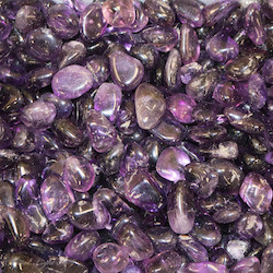 Tumbles by Weight: Amethyst Brazil Tumble A-Grade 15-25mm