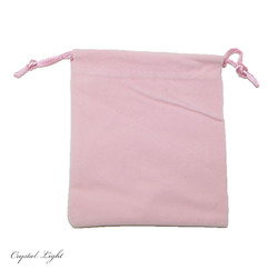 Gift Boxes & Pouches: Pink Pull-String Velvet Pouch