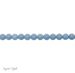 10mm Bead: Angelite 10mm Round Beads