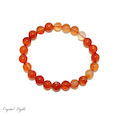 Orange Agate Bracelet 8mm