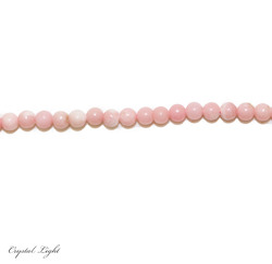 4,6 & 7mm Bead: Pink Opal 6mm Beads