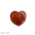Red Jasper Puff Heart