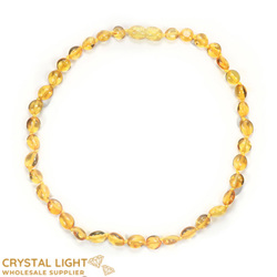 Amber "Teething" Necklaces: Amber "Teething" Necklace - Light Cognac