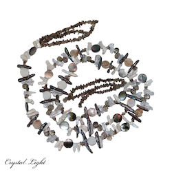 Shell and Pearl Beads: Miscellaneous Jewellery Strand 140cm