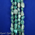 Green Amazonite Tumble Beads