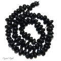 Black Tourmaline Tumble Beads