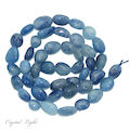 Blue Quartz Tumble Beads
