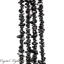 Chip Beads: Black Tourmaline Chip Beads