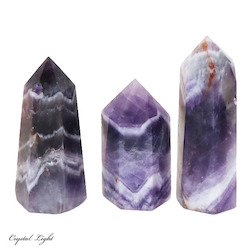 Polished Points By Quantity: Chevron Amethyst Polished Point