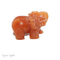 Orange Aventurine Elephant Medium