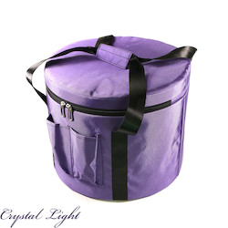 Crystal Singing Bowls: 12" Singing Bowl Purple Case