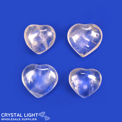 Hearts: Clear Quartz Small B-Grade Heart