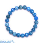 Blue Apatite Bracelet 8mm