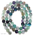 Rainbow Fluorite 10mm Beads