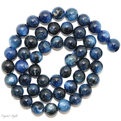 8mm Bead: Blue Kyanite 8mm Beads