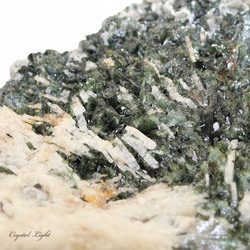 All Other Crystal Specimens: Green Tourmaline on Smokey Quartz