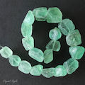 Green Fluorite Rough Beads