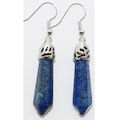 Lapis Lazuli Polished Point Earrings