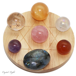 Stands: Wooden Hexagram Stand (15cm)