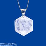 Clear Quartz Hexagon Pendant